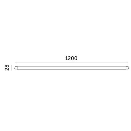 LED TL-buis T8 G13/18W/230V 4000K 120 cm