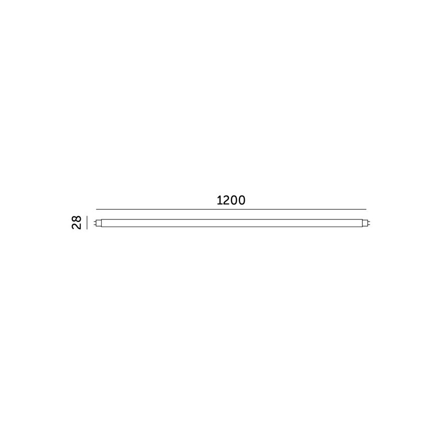LED TL-buis T8 G13/18W/230V 4000K 120 cm