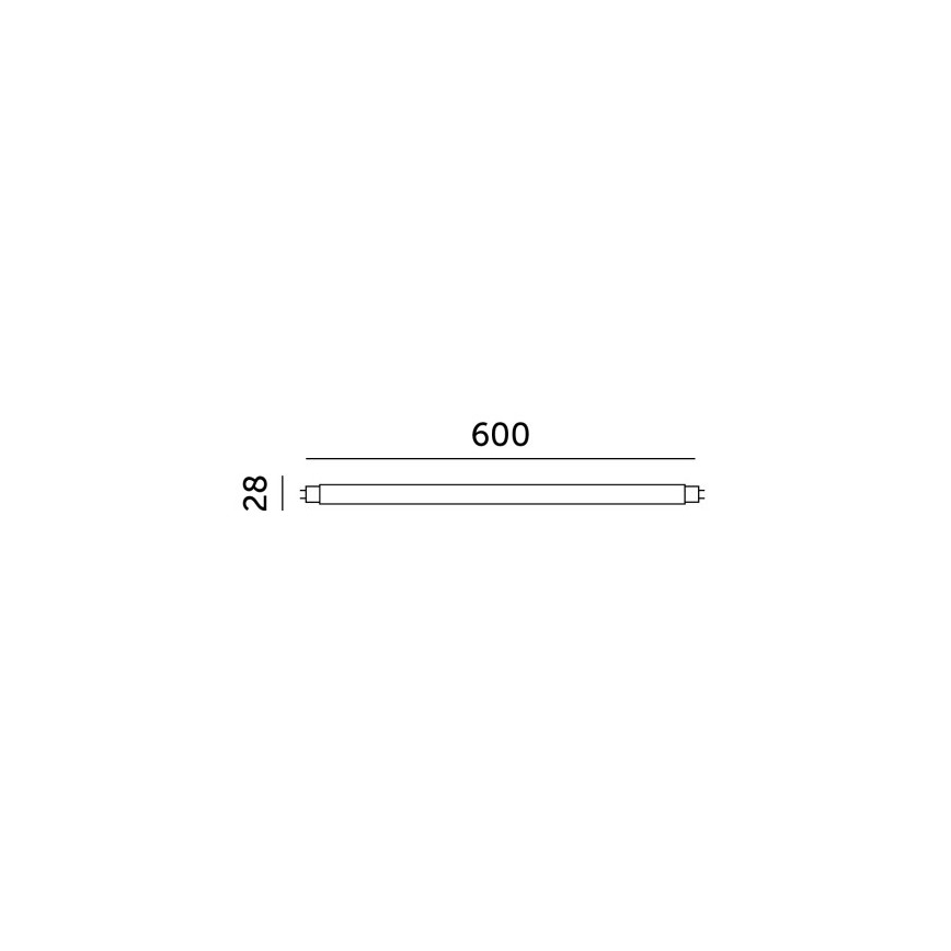 LED TL-buis T8 G13/9W/230V 4000K 60 cm