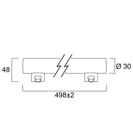 LED TL-buis TOLEDO S14s/7,5W/230V 2700K 50 cm - Sylvania