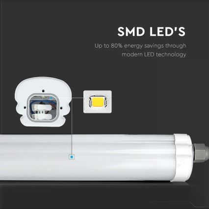 LED TL-buis werkverlichting G-SERIES LED/36W/230V 6400K 120cm IP65