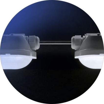 LED TL-buis werkverlichting LIMEA GIGANT LED/38W/230V IP65 1190mm zwart
