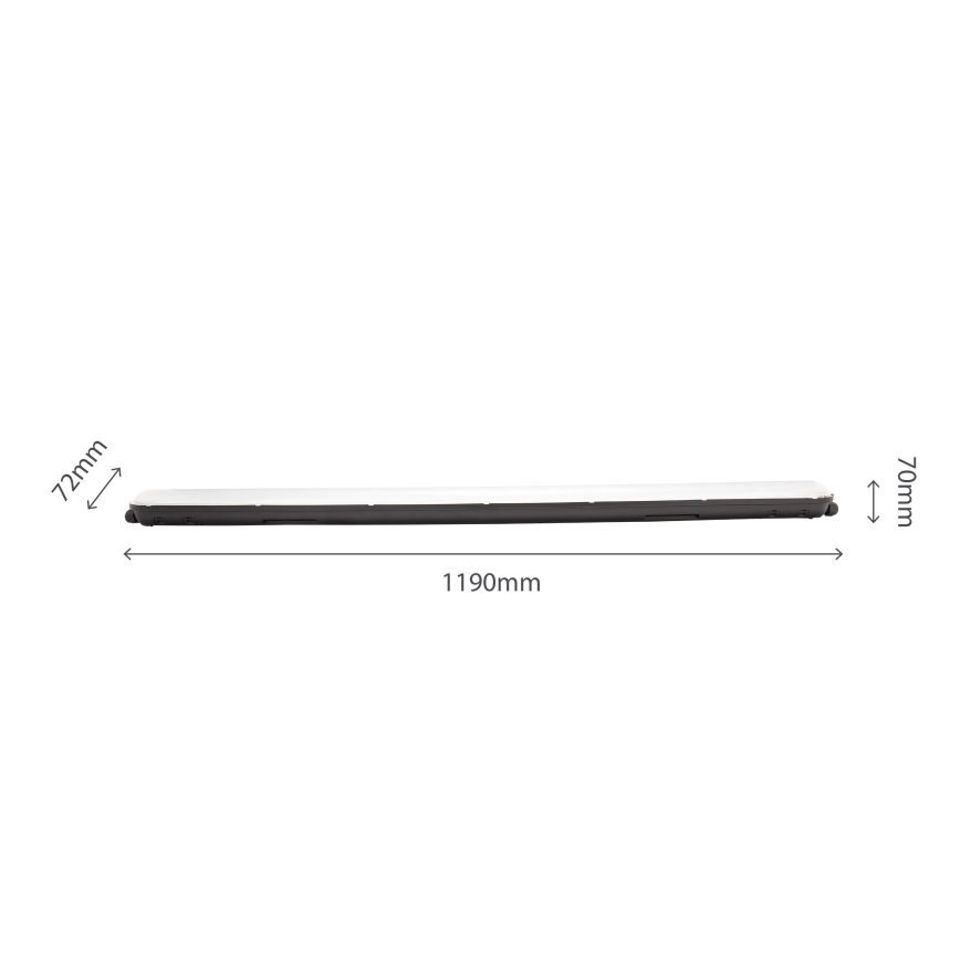 LED TL-buis werkverlichting LIMEA GIGANT LED/38W/230V IP65 1190mm zwart