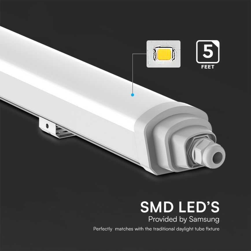 LED TL-buis werkverlichting SAMSUNG CHIP LED/48W/230V 4000K IP65 150 cm