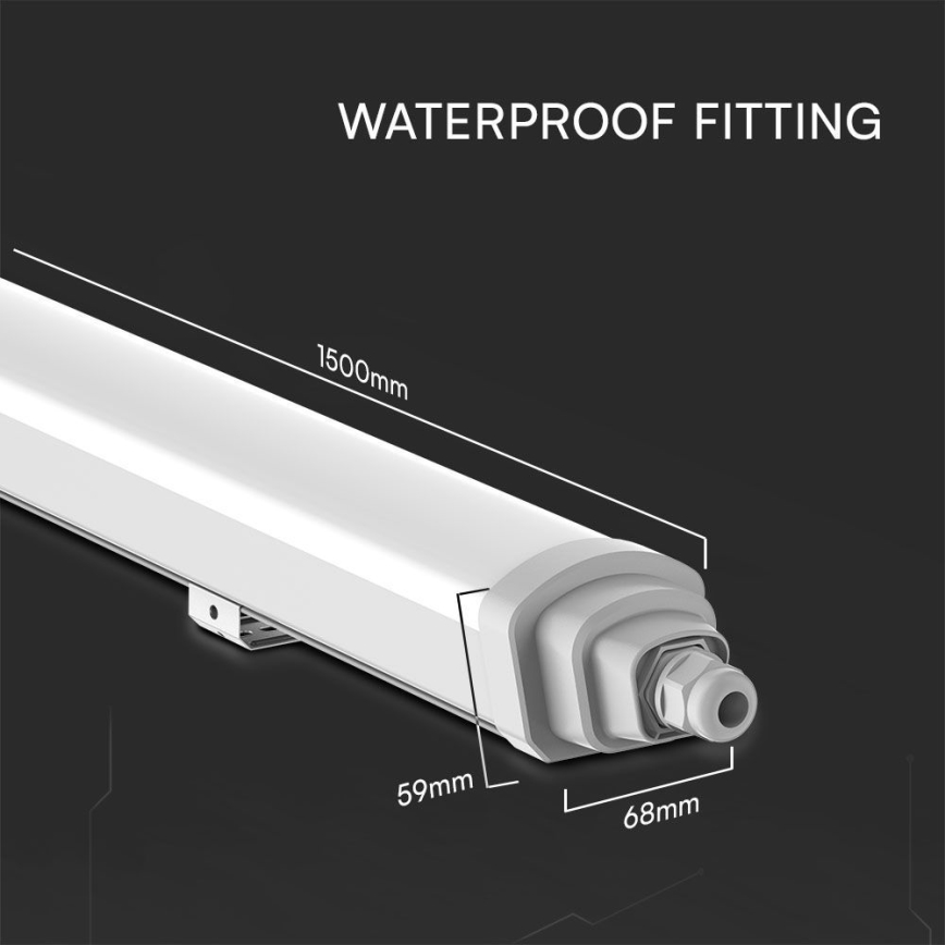 LED TL-buis werkverlichting SAMSUNG CHIP LED/48W/230V 4000K IP65 150 cm