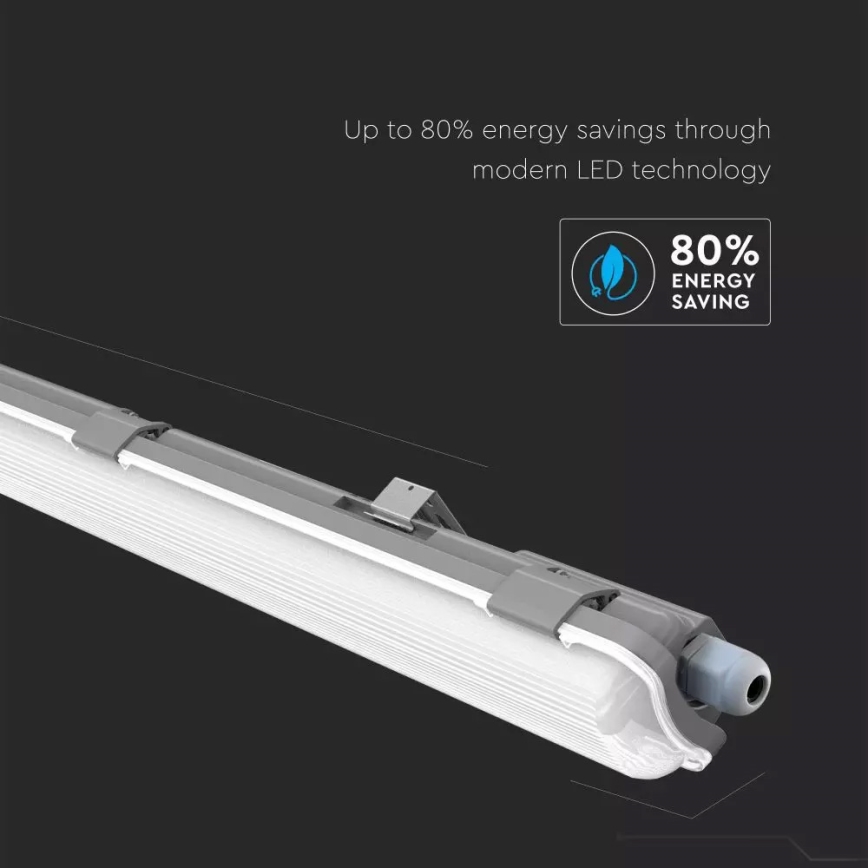 LED TL-buis werkverlichting T8 1xG13/18W/230V 4000K 120cm IP65