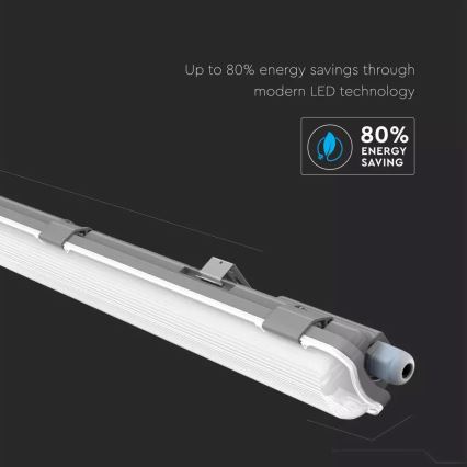 LED TL-buis werkverlichting T8 1xG13/18W/230V 6400K 120cm IP65