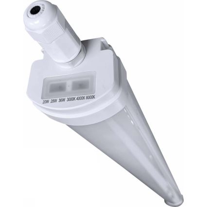 LED Dimbaar heavy-duty fluorescerend lamp VOLITER LED/20/28/36W/230V 3000/4000/6000K 120 cm IP65 wit