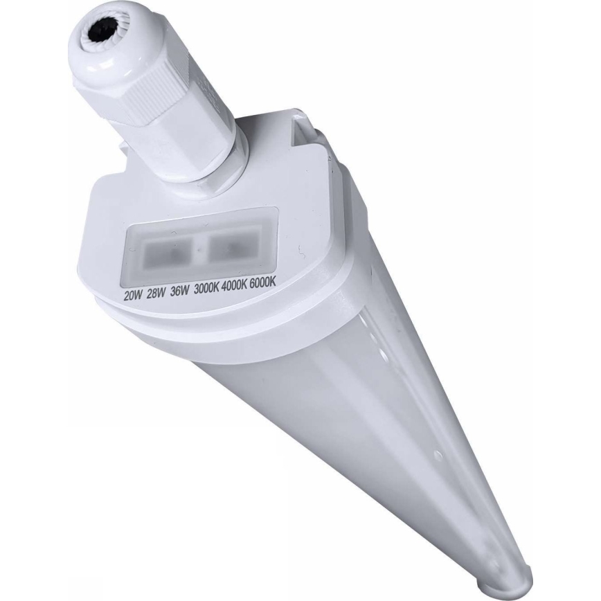 LED Dimbaar heavy-duty fluorescerend lamp VOLITER LED/20/28/36W/230V 3000/4000/6000K 120 cm IP65 wit