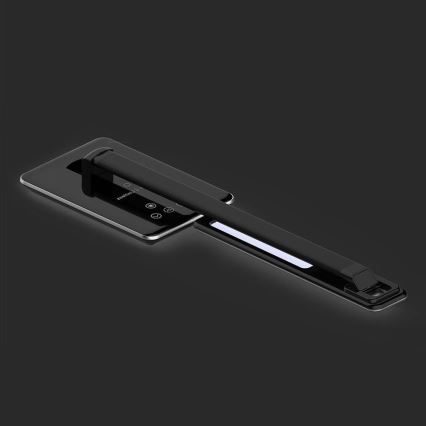 LED Dimbare Touch Tafellamp met Draadloos Opladen LED/4W/5V 3000-6500K USB Zwart