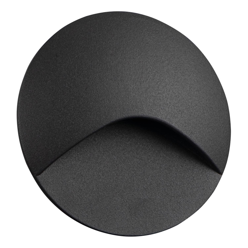 LED traparmatuur EXIN LED/2,5W/230V 3000K IP65 antraciet rond