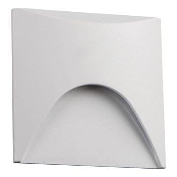 LED traparmatuur EXIN LED/2,5W/230V 4000K IP65 wit vierkant