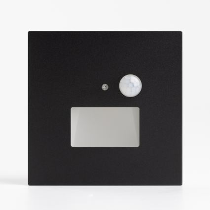 LED-trapverlichting met bewegings- en schemersensor LED/1,5W/230V 3000/4000/6000K zwart