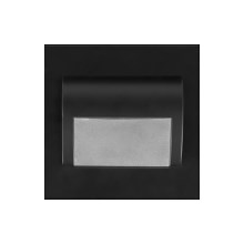 LED Trapverlichting DECORUS LED/1,2W/12V 3000K zwart