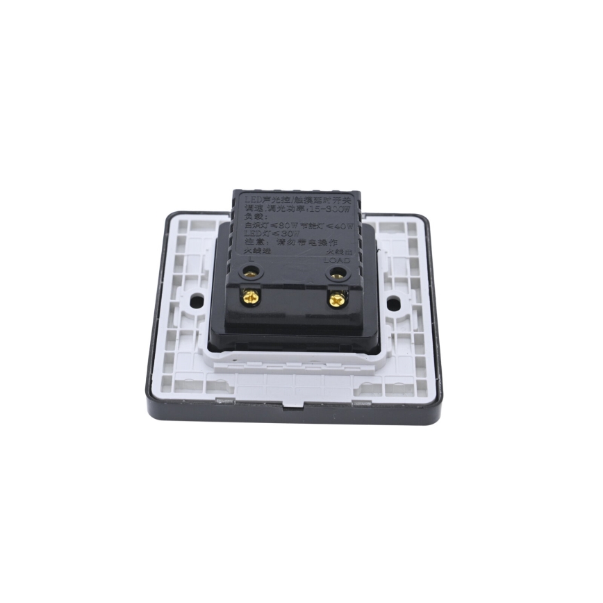 LED trapverlichting met bewegings- en schemersensor LED/3W/230V 3000K zwart