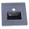 LED-trapverlichting met bewegings- en schemersensor LED/3W/230V 6000K zwart