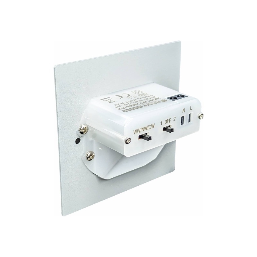 LED trapverlichting met bewegings- en schemersensor LED/1,5W/230V 3000/4000/6000K antraciet