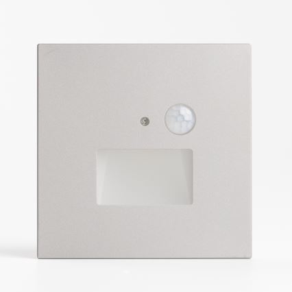 LED trapverlichting met bewegings- en schemersensor LED/1,5W/230V 3000/4000/6500K grijs