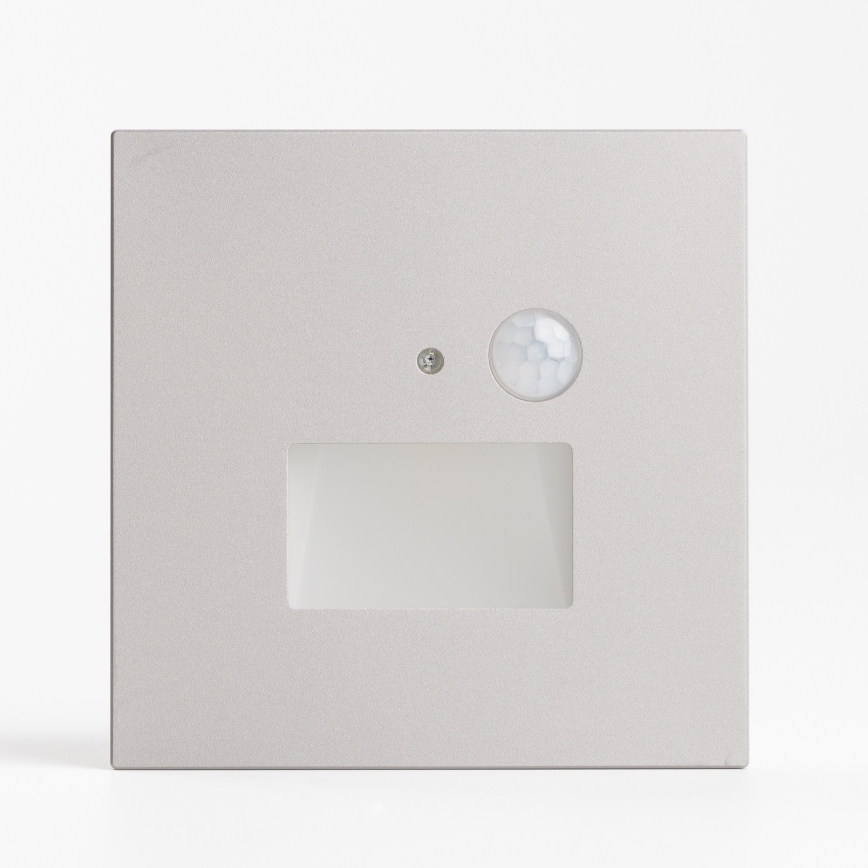 LED trapverlichting met bewegings- en schemersensor LED/1,5W/230V 3000/4000/6500K grijs