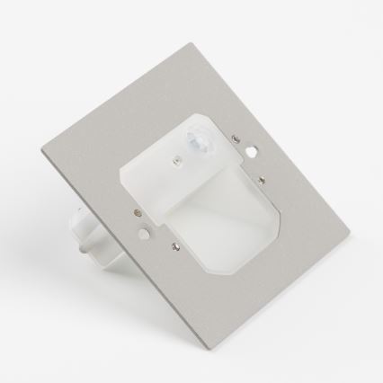 LED-traparmatuur met bewegings- en schemersensor LED/1,5W/230V 3000/4000/6500K antraciet