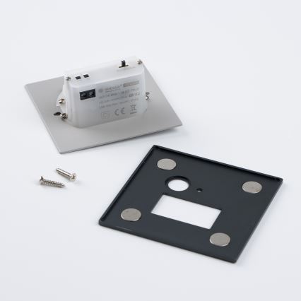 LED-traparmatuur met bewegings- en schemersensor LED/1,5W/230V 3000/4000/6500K antraciet