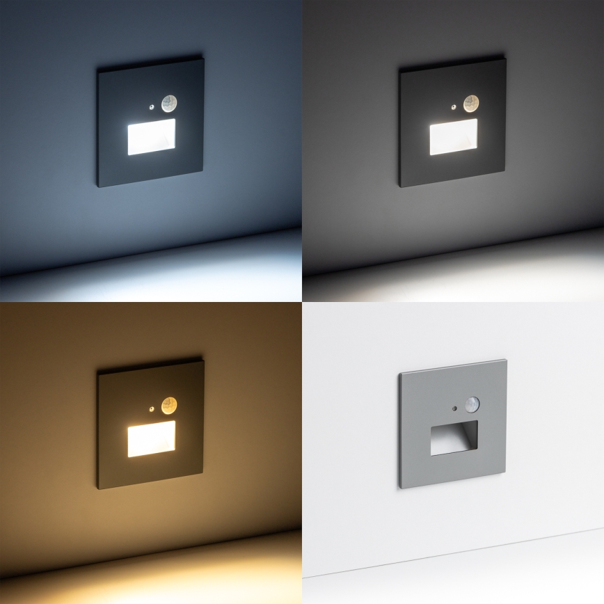 LED Trapverlichting met bewegingssensor LED/1,5W/230V 3000K/4000K/6500K