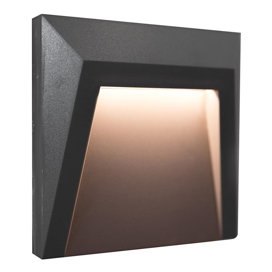 LED Trapverlichting voor buiten HOLDEN LED/1W/230V IP65 antraciet