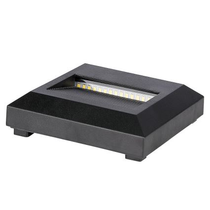 LED Trapverlichting voor buiten LED/2W/230V IP65 3000K zwart