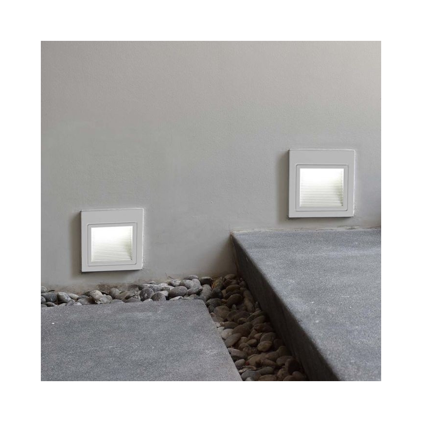 LED Trapverlichting voor buiten LED/5W/230V 3000K IP65 wit