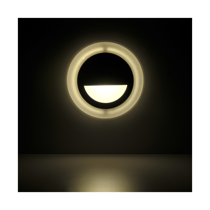 LED Trapverlichting voor buiten Q4 LED/3W/230V IP44