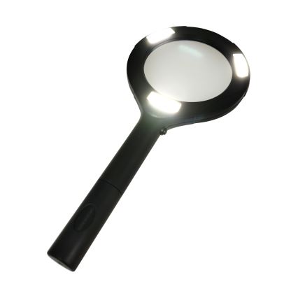 LED-vergrootglas 3× vergroting met LED-verlichting LED/3W/2xAA IP22