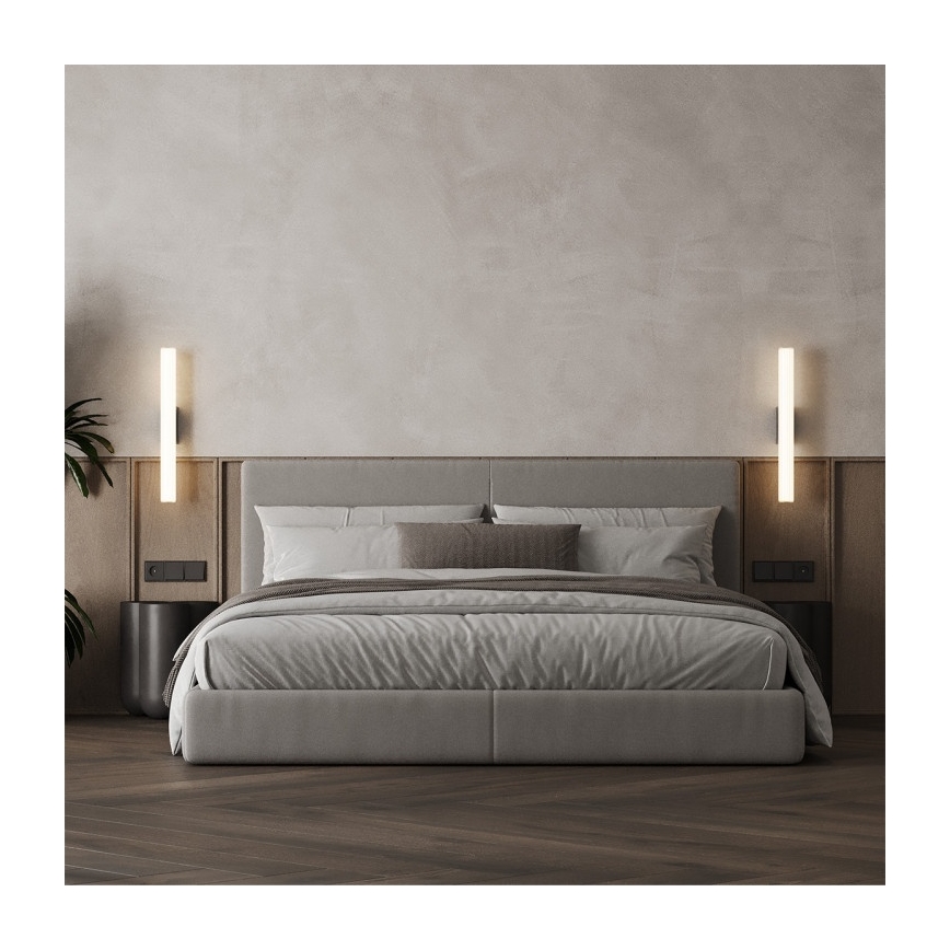 LINEA LED spiegelverlichting voor badkamer 12W/230V 3000/4000/6000K IP44 61 cm zwart