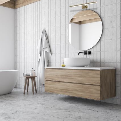 LED-verlichting voor badkamerspiegel SHINE LED/13,8W/230V 60 cm IP44 messing