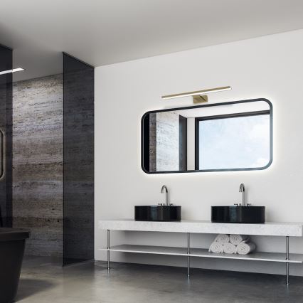 LED-verlichting voor badkamerspiegel SHINE LED/13,8W/230V 60 cm IP44 messing