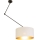 LED verstelbare hanglamp met staaf GORTA 1xE27/60W/230V wit/goud