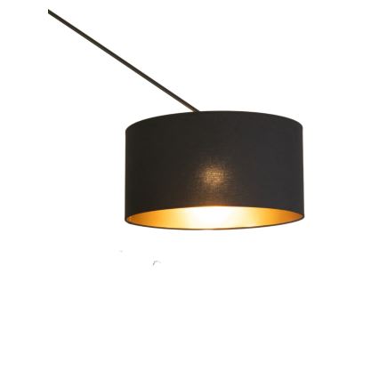 LED verstelbare hanglamp met stang GORTA 1xE27/60W/230V zwart/goud