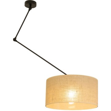 LED verstelbare hanglamp op steel GORTA 1xE27/60W/230V jute