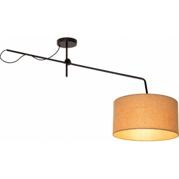 LED verstelbare opbouwkroonluchter VENICE 1xE27/60W/230V jute
