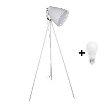 LED Vloerlamp 1xE27/10W/230V wit 145cm LED Vloerlamp 1xE27/10W/230V wit 145cm