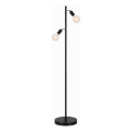 LED vloerlamp 2xE27/7W/230V 2000K zwart/goud