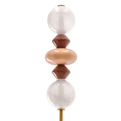 LED vloerlamp FLORES LED/15W/230V goud/oranje/bruin