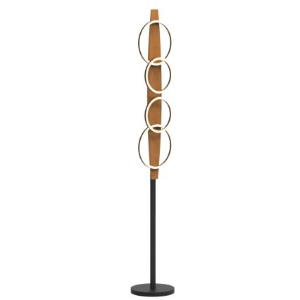 LED-vloerlamp MELISA LED/25W/230V van dennenhout