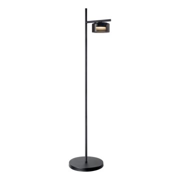 LED vloerlamp OFELIA 1xGX53/6W/230V zwart/rookglas