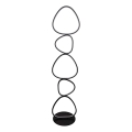LED vloerlamp PETRA LED/48W/230V zwart