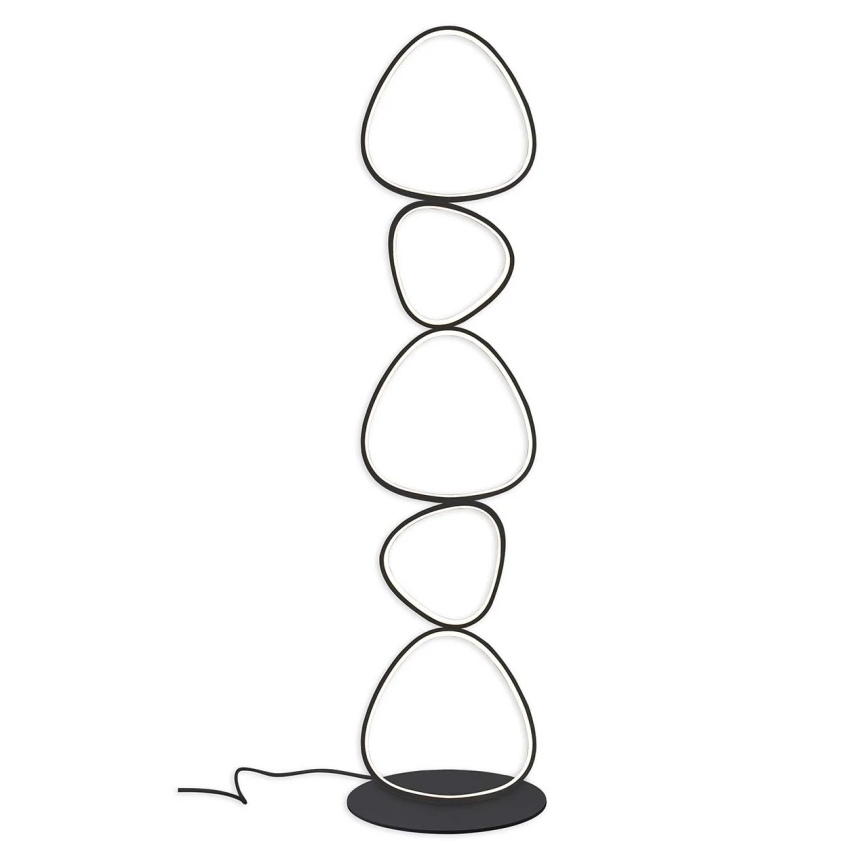 LED vloerlamp PETRA LED/48W/230V zwart