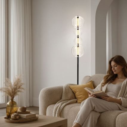 LED vloerlamp PLAYA LED/15W/230V zwart