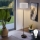 LED vloerlamp TUNJA 1xE27/20W/230V pr. 38 cm zwart/wit