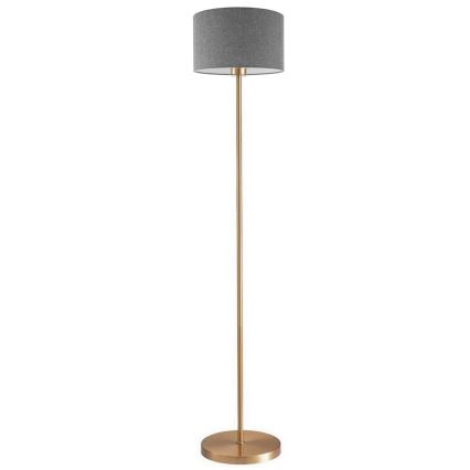 LED vloerlamp TUNJA 1xE27/20W/230V Ø 30 cm goud/grijs