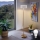 LED vloerlamp TUNJA 1xE27/20W/230V Ø 30 cm goud/wit