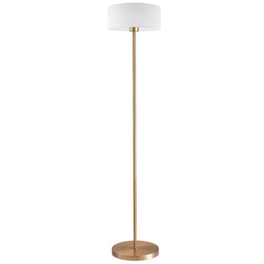 LED vloerlamp TUNJA 1xE27/20W/230V Ø 30 cm goud/wit